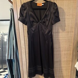 Juicy Couture Black Satin Top